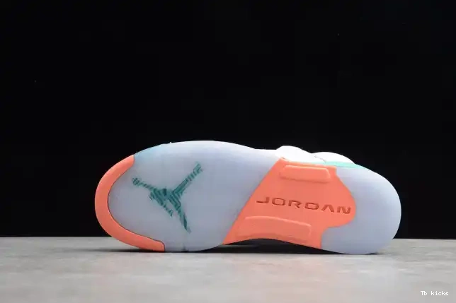 Rep TBK Air GS 440892-100 Light Aqua Jordan 5 0512